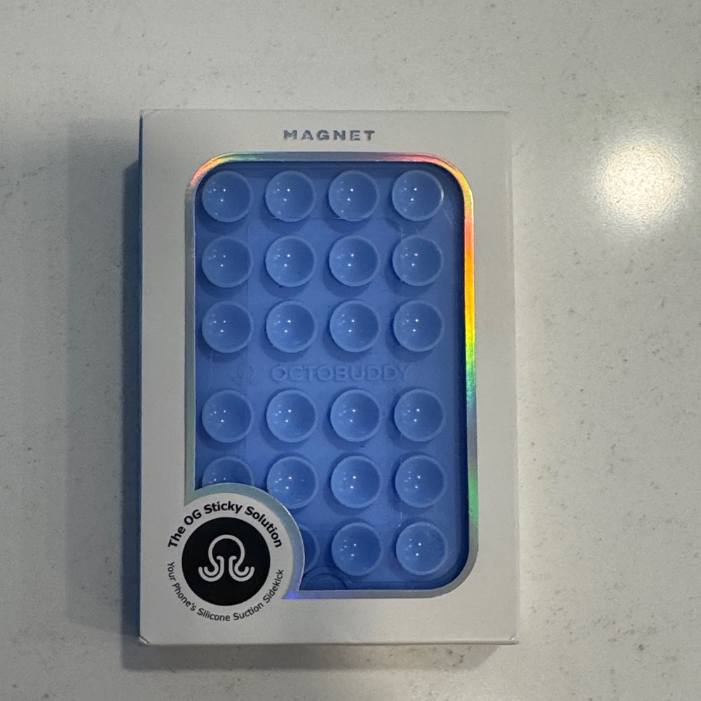 3/$10 - Blue Silicone Suction Phone Holder